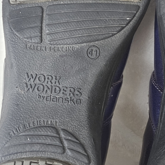Work‎ Wonders By Dansko Camellia Clogs Nursing Work Comfort Shoes Size 41 Purple - Picture 10 of 13